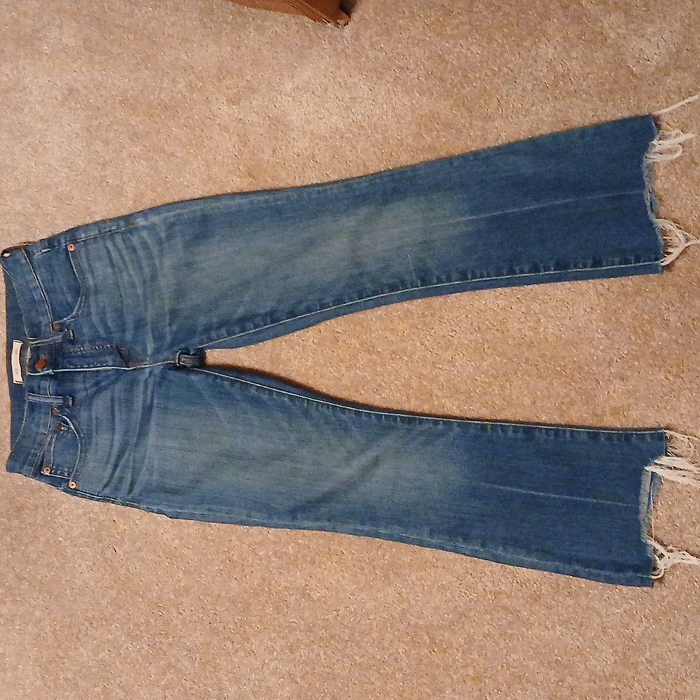 Madewell Dark Blue Flare Jeans